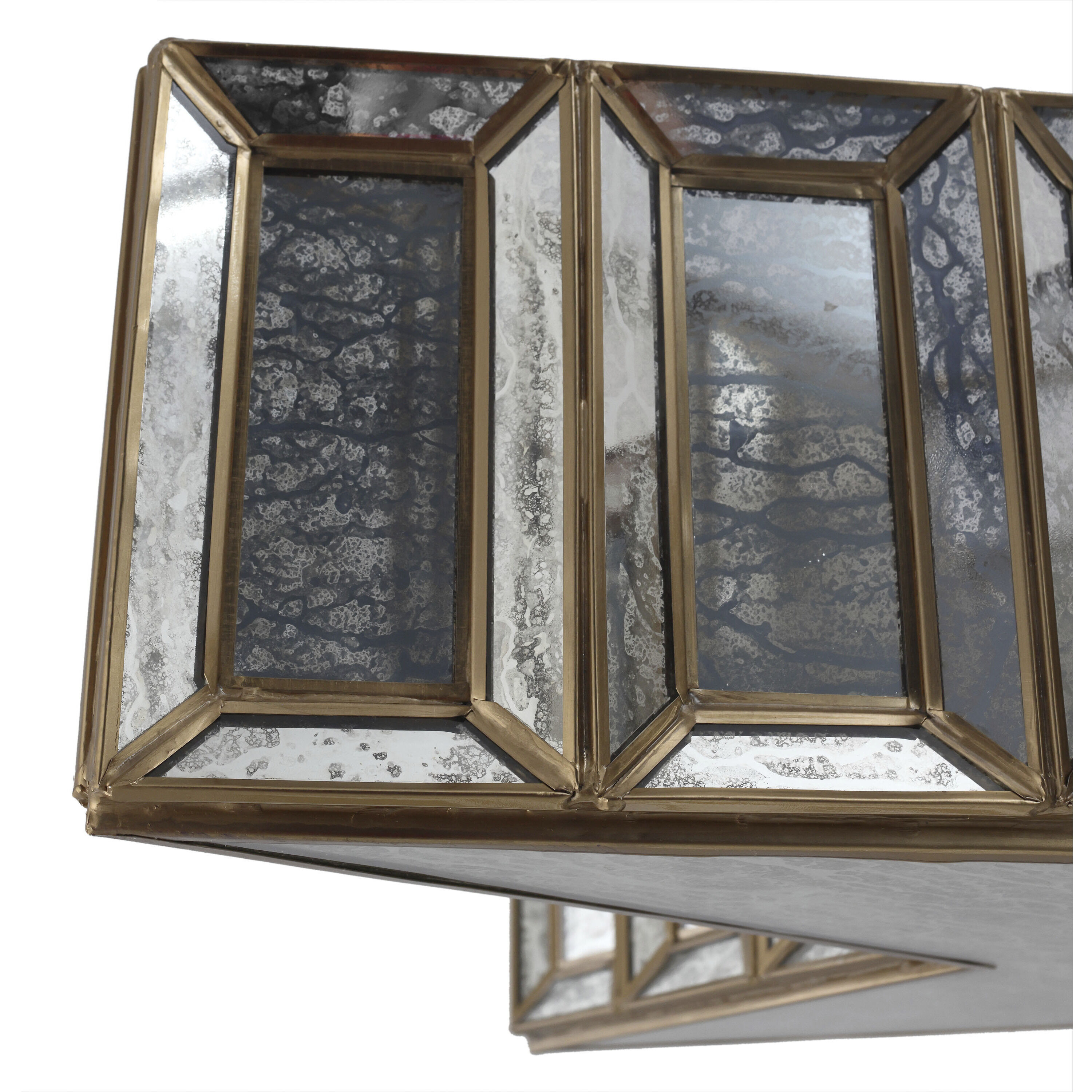 Lone Star 5 Light 26.8 inch Brass Antique Pendant Ceiling Light, Star